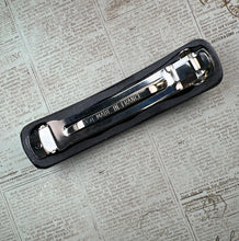 Load image into Gallery viewer, Pink Striped Dichroic Barrette