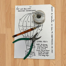 Load image into Gallery viewer, Hot Air Balloon Stained Glass Pattern (pdf)