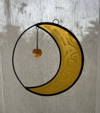 Load image into Gallery viewer, Amber Moon Suncatcher