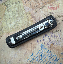 Load image into Gallery viewer, Purple Striped Dichroic Glass Barrette