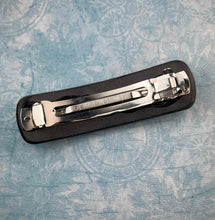 Load image into Gallery viewer, Wintertime Dichroic Glass Barrette