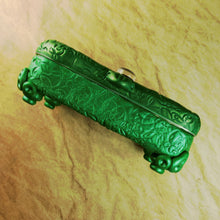 Load image into Gallery viewer, Green Filigree Tin