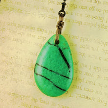 Load image into Gallery viewer, Minty Stripes Fan Pull