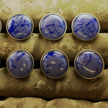 Load image into Gallery viewer, Purple and Blue Glass Drawer Knobs