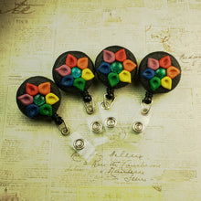 Load image into Gallery viewer, Rainbow ID Badge Clip