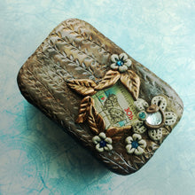 Load image into Gallery viewer, Vintage Stamp Treasure Tin