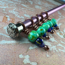 Load image into Gallery viewer, Mint-n-Blue Stitch Marker Set
