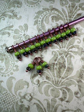 Load image into Gallery viewer, Green Apple Lace Stitch Marker Set

