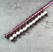 Load image into Gallery viewer, Icy Granite Lace Stitch Marker Set
