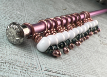 Load image into Gallery viewer, Icy Granite Lace Stitch Marker Set
