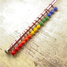 Load image into Gallery viewer, Rainbow Lace Stitch Marker Set

