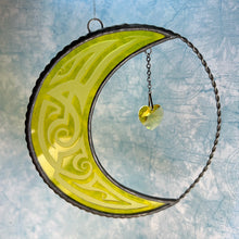 Load image into Gallery viewer, Yellow Moon Suncatcher
