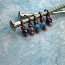 Load image into Gallery viewer, Wildberry Sock Stitch Markers
