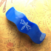 Load image into Gallery viewer, Blue Dragonfly Barrette
