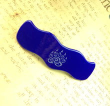 Load image into Gallery viewer, Blue Paw Print Barrette
